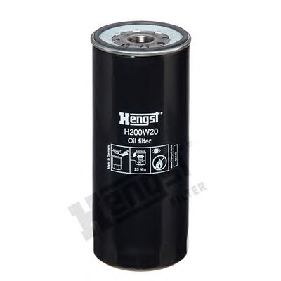 HENGST FILTER h200w20 -  Фильтр масляный двигателя
